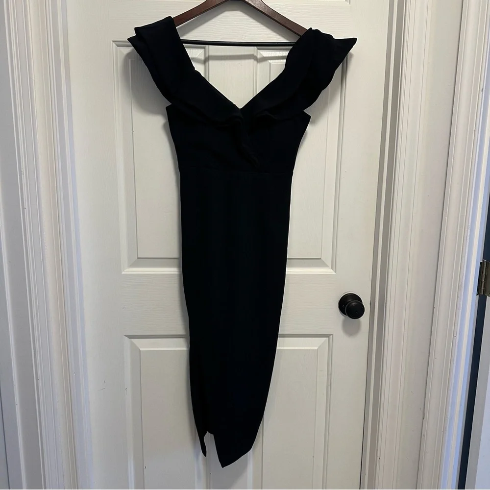 Hello Molly Tokyo Rose Midi dress black Size Small - Picture 4 of 8